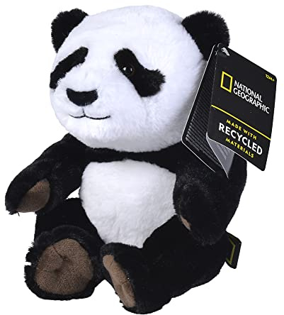 Simba 6315870102 - Disney National Geographic Panda Bär, 25cm Plüschtier, für Kinder ab den ersten Lebensmonaten geeignet