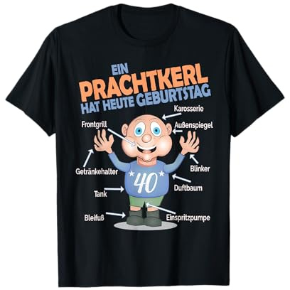 40 Jahre Geburtstag Jubiläum Birthday Männer Mann Ü40 T-Shirt