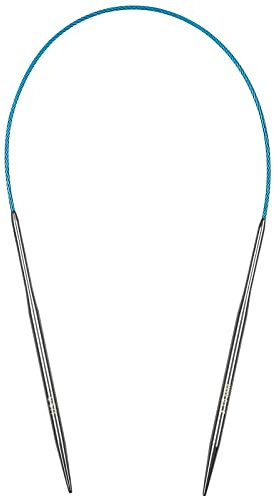 Coopay Rundstricknadeln 40 cm, 3,75 mm Stricknadeln Rundstricknadel Edelstahl Rundstricknadeln mit Flexibel Kabel, Robust Rund Stricknadeln für Socken Pullover Ärmel, Kragen & Klein Projekte