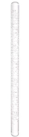 sourcing map Acrylic Embossed Rolling Pin 6.3 Inch Petal 3D Pattern Acrylic Non-Stick Roller Fondant Embossing Clay Rolling Pin Textured for Baking Cookie Pastry Clay Dough