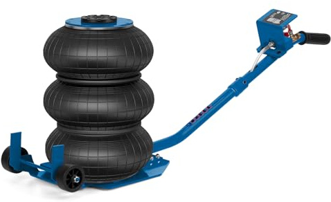 TUFFIOM Air Jack, 3 Ton/6600 LBS Pneumatic Jack, Triple Air Bag Jack Lift, Fast Lifting Air Jacks for Cars Lifting Repair, Heavy Duty Air Jacks Lift Up to 15.75 Inch, Blue