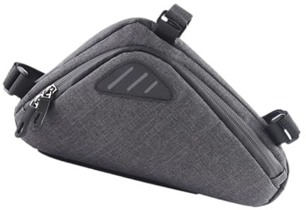 JISADER Fahrradtasche Oberrohrtasche fürs Fahrrad Reisen Einkaufen Tragbare Satteltasche Fahrradrahmentasche Fahrräder Lenkertasche Befestigungen