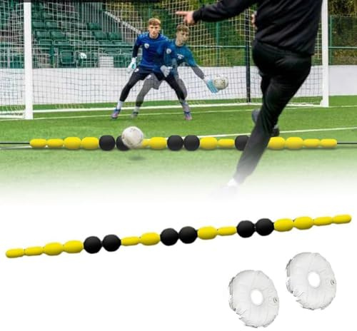 YHUEGH Einzeiliger Deflektor, Fußball-Deflektor, 2,75 m Torwart-Ablenkungsausrüstung für Reflex- und Beweglichkeitstraining, Fußball-Trainingsausrüstung, Fußball-Trainingshilfen
