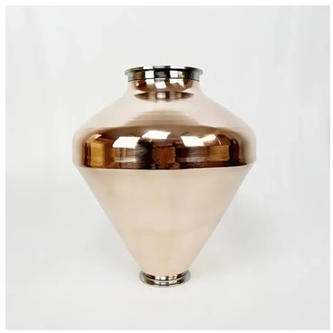 30L 6OD166.7mm * 4 OD119mm Copper Onion Head For Homebrewing,Height 450mm RRBXXUYN