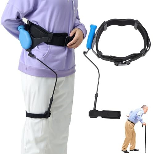 Hemiplejia Bionic Body Power,Asistencia BiomiméTica para Caminar,Ayudas para Caminar Bionic Body Power,Fuerza de Ajuste de RotacióN,Adecuada para Personas con Pier(Size:pequeño,Color:pierna derecha)