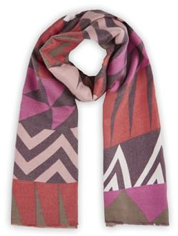 CODELLO PRINTED SCARF POLYESTER/VISCOSE GRA - 45X180CM