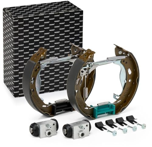 RIDEX 3859B0278 Kit frenos disco de tambor Trasero con cilindro de freno de rueda con accesorios Compatible con FORD Fiesta Mk6 Hatchback CB1, CCN, JA8, JR8