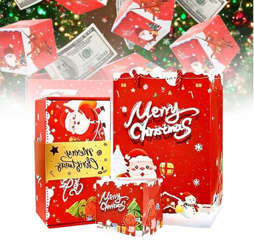 2025 New Surprise Gift Box Explosion - Pop Up Money Present Box with Bouncing Effect for Cash - Gift Ideas for Men and Women