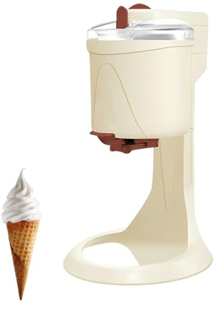 Sorbetière électrique, Machine à Desserts Glacés 1l, Bol Pré-Congelé, Préparation De Glace Maison Aux Fruits, Yaourts Et Glaces Vegan Maison