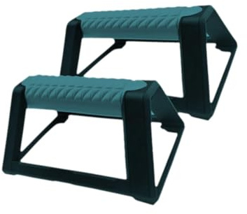 rongweiwang Armhävningsstång Armhävningsställ Armhävningshandtag Halkfria golvstöd Maximal styrketräningseffekt Styrketräningsutrustning Golvfitnessträning, Blå, 19x11x7 cm