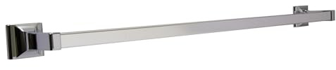Design House 30 in Millbridge Towel Bar, Standard Wall Mount, Concealed Screws, Easy Installation, Polished Chrome, 31.96 in L x 1.81 in W x 3.15 in H, Item 533034