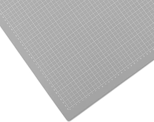 Schneidematte A0 90x120 cm mit Hilfslinien, schont Klingen, Schneide-Unterlage, Cutting Board/Mat für Patchwork, Bastelmatte, Bastelunterlage, Arbeitsunterlage, beidseitig verwendbar als Nähunterlage