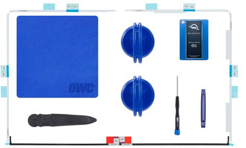 OWC SSD Aggiornamento Bundle per 2012-2017 iMac, Mercury Electra 6G 250GB SSD, Express 2.5 3.0 HDD USB, Strumenti di Installazione e iMac Nastro Adesivo dello Schermo Set, (K21IM12HE250)