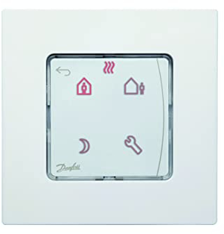 Danfoss 088U1025 Room Thermostat, White