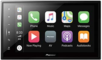 Pioneer SPH-EVO82DAB Mediacenter – Touchscreen da 8 pollici, 1,5A Quick-Charging USB, Apple CarPlay, Android Auto, Radio Digitale DAB/DAB+, Bluetooth, Equalizzatore a 13 Bande
