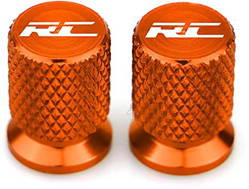 JABL Motorrad CNC Aluminum Reifenventil Ventilkappen, für KTM RC 125 200 390 2013-2019 Staubkappen Vorbau Valve Caps Abdeckungen, Motorbike Zubehör