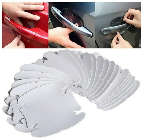 Lot de 2 films de protection de peinture pour poignées de portière de voiture,2 films de protection de peinture pour portière de voiture,Pour poignée de porte de voiture,Transparent