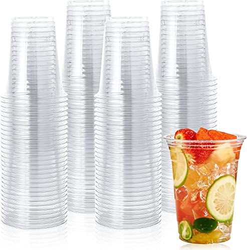 Aspect Plastic Cups Disposable - 100 Pcs, 7 Oz Clear Plastic Glasses Perfect for Water Coolers, Drinking Events, Travel, Offices, Home, Party, Wedding, Cocktails, Christmas, Beverages, Picnic