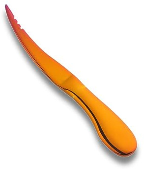 ADORAMBLING Shrimp Deveiner Tool Multi-Colored Shrimp Peeler and Deveiner Tool Stainless Steel Shrimp Cleaner Seamless Shrimp Peeler Shrimp Deveining tool Knife for Easy Shrimp Deveining (Orange)