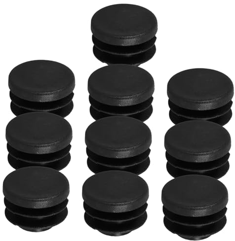 VANZACK 10pcs Mountainbike Lenker Schwarz Kunststoff Kappen Ende Für Lenker Enden Grip Ende Stopper Für
