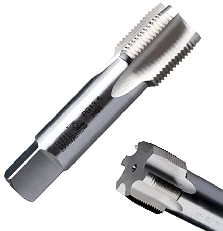 AM-Zerspanungstechnik Gewindebohrer PG | Panzerrohr Gewindeschneider PG11 | HSS Panzerrohrgewindebohrer | DIN 40432 PG Gewindebohrer | Gewindebohrer HSS - PG 11