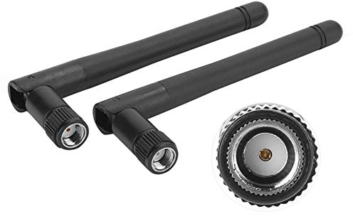 Antenne de Carte WiFi 2 Pièces, Antenne Bluetooth Carte Mère Antenne WiFi 2,4G 5G Antenne WiFi sans Fil Double Bande Routage Antennes de Carte Réseau 5DBI 11CM