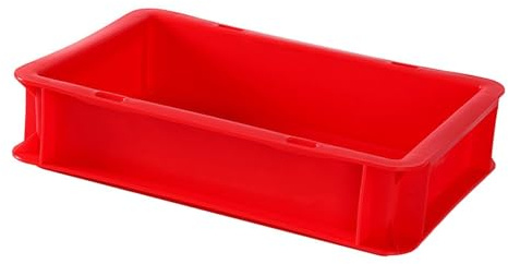 predolo Scatola portaoggetti impilabile Scatola portaoggetti da scrivania Cassetta portaoggetti impilabile Custodia per Cosmetici per, Rosso