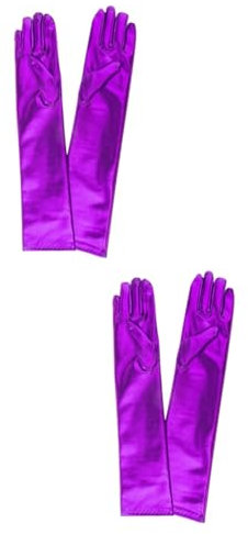 SOIMISS 2stücke Cosplay Handschuhe Aus Glänzendem Für Damen Kurze Kostümhandschuhe Für Partys Hochzeiten Tänze Und Besondere Anlässe