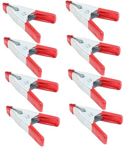 ANDRESLAD 8er Set Krokodilklemmen Aus Karbonstahl Multifunktionale Zeltklemmen Für Outdoor Aktivitäten Robuste Halterungen Für Camping Und Mehr