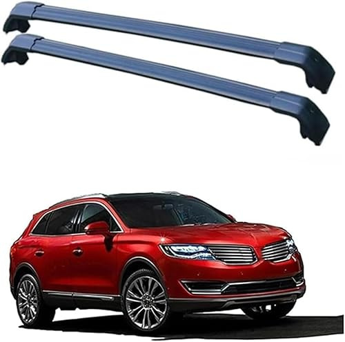 ZHAODG Barre Portapacchi per Auto, per Lincoln MKX 2015-2018 Barre PORTATUTTO, portabiciclette, Barre trasversali da Tetto,Bagagli Trasporto Rack, Auto Accessori