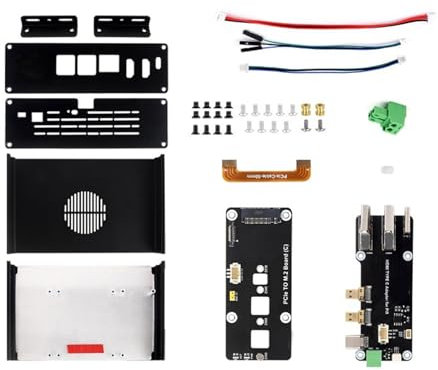 Happyaer Cassa del metallo con il bordo di espansione integrato di PCIE facoltativo per la gestione facile del cavo del bordo di sviluppo