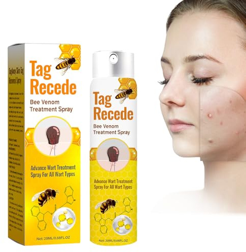 Tag Recede Bienengift Spray, 2025 Neu Bee Venom Treatment Cream, Bienengift Komplettcreme Bienengiftcreme Bee Venom Spray Bienengift Hautreparatur Creme Bienengiftsalbe für Alle Hauttypen (1)