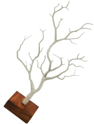 IMIKEYA Organizador Colgante Para Colgar Joyas Árbol De Madera Múltiples Ramas Para Exhibición De Anillos Pendientes y Collares Decoración Para Hogar y Dormitorio