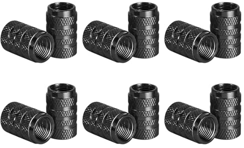 12 uds Tapones de Válvula Tapones de Válvula de Neumático Tapones de Rueda de Coche Coches Camiones Motos y Bicicletas