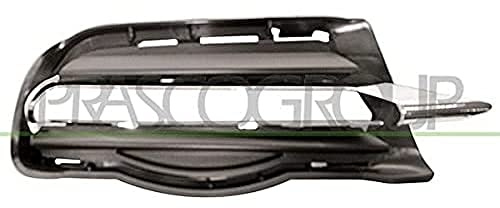 Prasco - ME0301249 - Mercedes - C Class (W204) - Mod. 09/10-08/11 - Gitter Rechts Stosstange Vorne-Schwarz-Mit Loechern Fuer Led