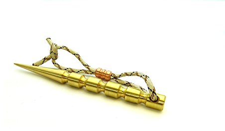 MARLIN SPIKE FID - BRASS - KNOTTING TOOL - HAND MACHINED IN THE USA