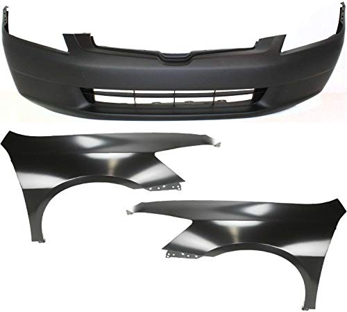 Garage-Pro Front Fender SET For 2003-2005 Honda Accord 4-Door Sedan, USA Built, Primed, Set of 2, Driver and Passenger Side, Automotive Exterior Accessories
