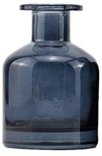 1 flacone da 150 ml diffusore in vetro vuoto per aromaterapia barattolo accessori per profumeria uso con oli essenziali bastoncini di ricambio per diffusori fai da te decorazioni fai da te Blu