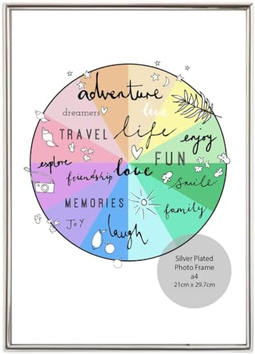 A4 Silver Plated Photo Frame