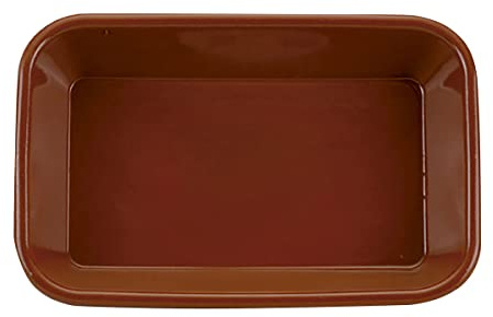 Raimundo Fuente de Cocina Barro cocido Cerámica Marrón (35 x 25 x 6 cm) (4 Unidades)