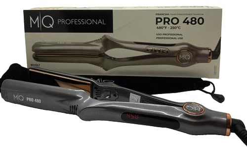 M.Q PROFESSIONAL - Plancha Alisadora de cabello, Titanio, PRO 480, 220W