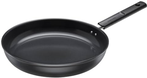 Fiskars Stekpanna, Hard Face, Diameter 30 cm, lämplig för alla spisplattor | Non-stick-beläggning, Repbeständig, Aluminium/Plast, Svart, 1075521