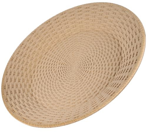 WESIEVYA Plats À Bijoux En Bois De Style Rétro Assiette De Service Pour Collations Plats À Fruits Plateau De Vanité De Salle De Bain Usage Domestique