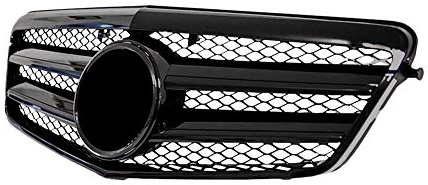 GZYF Auto Front Stoßstange Grill Oberen Kühlergrill Für E-Klasse W212 E250 E300 2009-2010 ABS Glanz Schwarz