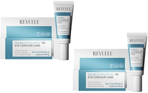 REVUELE DOPPEL-HYALURON + B5 AUGENKONTURPFLEGE 2 Pack. 2x25ml