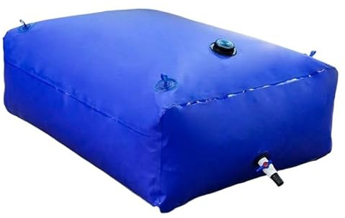 Tanque de almacenamiento de agua plegable de 50 a 1585 galones - Recipiente de agua portátil de PVC for jardín, granja y uso al aire libre, 1 pieza(6000L/1585Gal/3x2x1m)