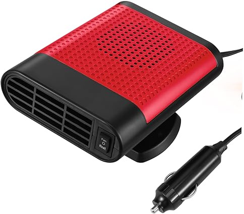 Homoyoyo Calentador de Coche Portátil para Automóviles Calefactor para Vehículos Desempañador de Parabrisas para Uso Invierno Mantener el Coche Caliente
