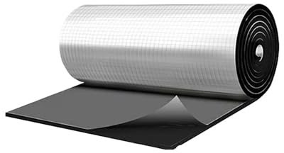 1 tapis d'isolation phonique thermique pour voiture, coussin chauffant mousse pour capot, moteur, toit, porte, coffre Isolation Voiture Pad(15MM)