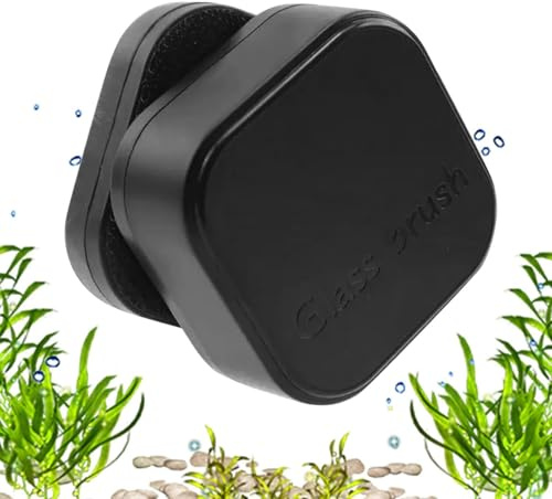 Akvariemagnet glasrengörare | akvarierengörare små magnetiska skrubbplattor | rengöringsverktyg för akvarium, borttagningsmaterial för sköldpadda, guldfiskar, terrarium