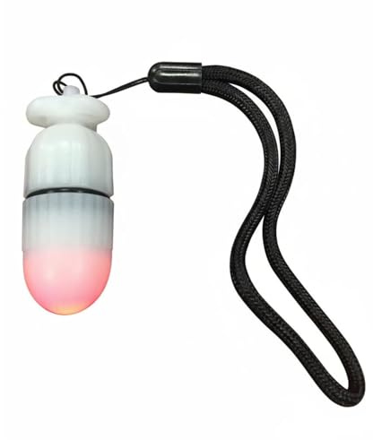 Ronyme Luce di Segnalazione Subacquea Faro Subacqueo LED Indicatore Immersione Segnalatore Sub Impermeabile 100m con Lanyard 14cm Peso 29g Adatta a, Rosso